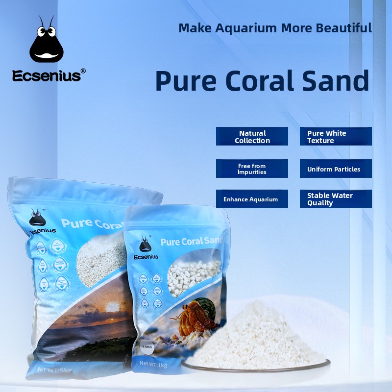 Aquarium Sand White - l Coral Sand for Aquarium Sea