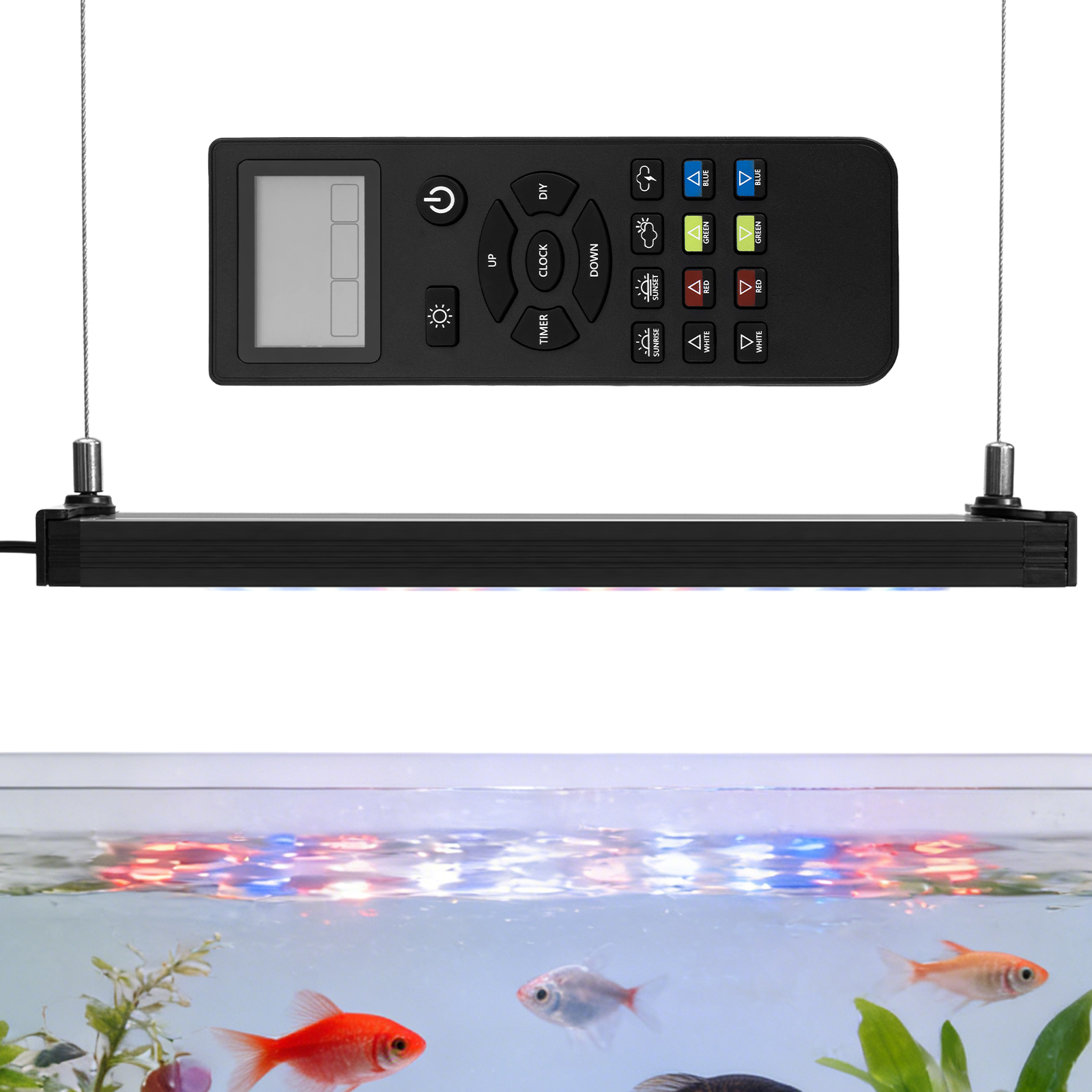 Planted Aquarium Hanging Light - 48-54 Inch Aquarium 24/7 Full Spectrum