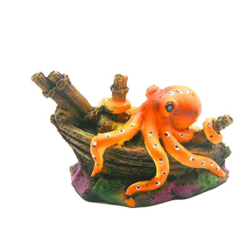 Resin Octopus Statue Ornaments - Aquarium Sand White reseña y precio