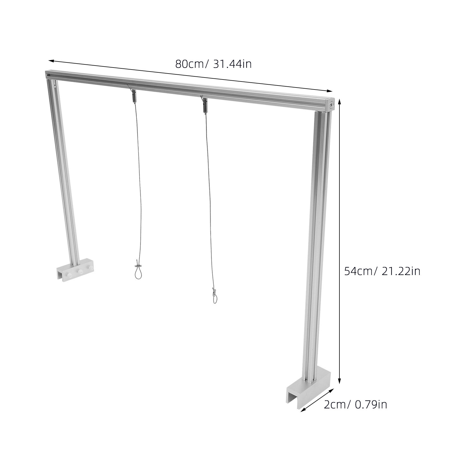 1Set Fish Tank Light Rack Alum - Planted Aquarium Hanging Light reseña y precio