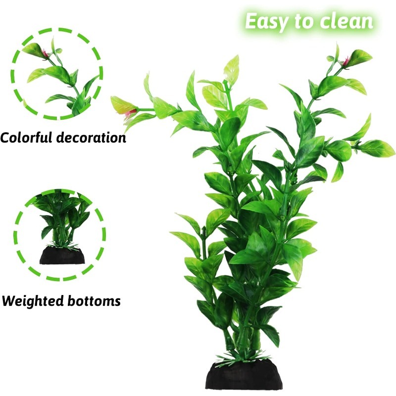 10Pcs/set Artificial Aquarium  - Aquarium Plant Vine reseña y precio