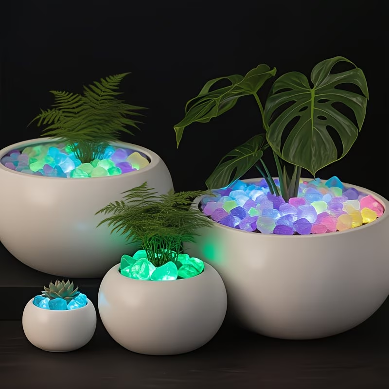 300PCS Luminous Pebble Set,0.9 - Aquarium Planted Tank reseña y precio