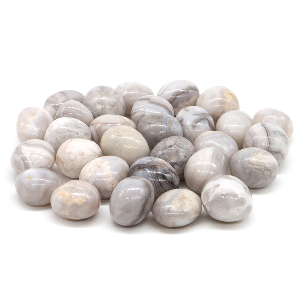 Natural Irregular Tumbled Ston - Aquarium Sand White reseña y precio