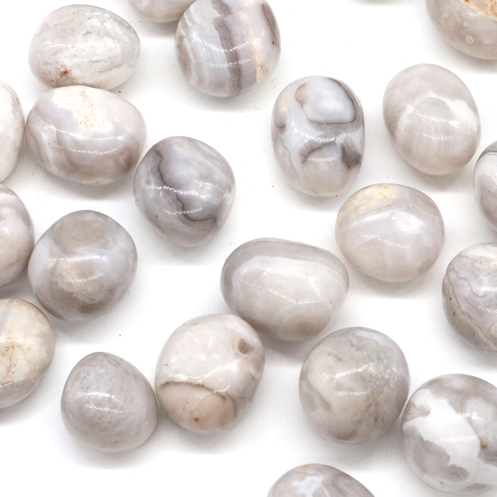 Natural Irregular Tumbled Ston - Aquarium Sand White reseña y precio