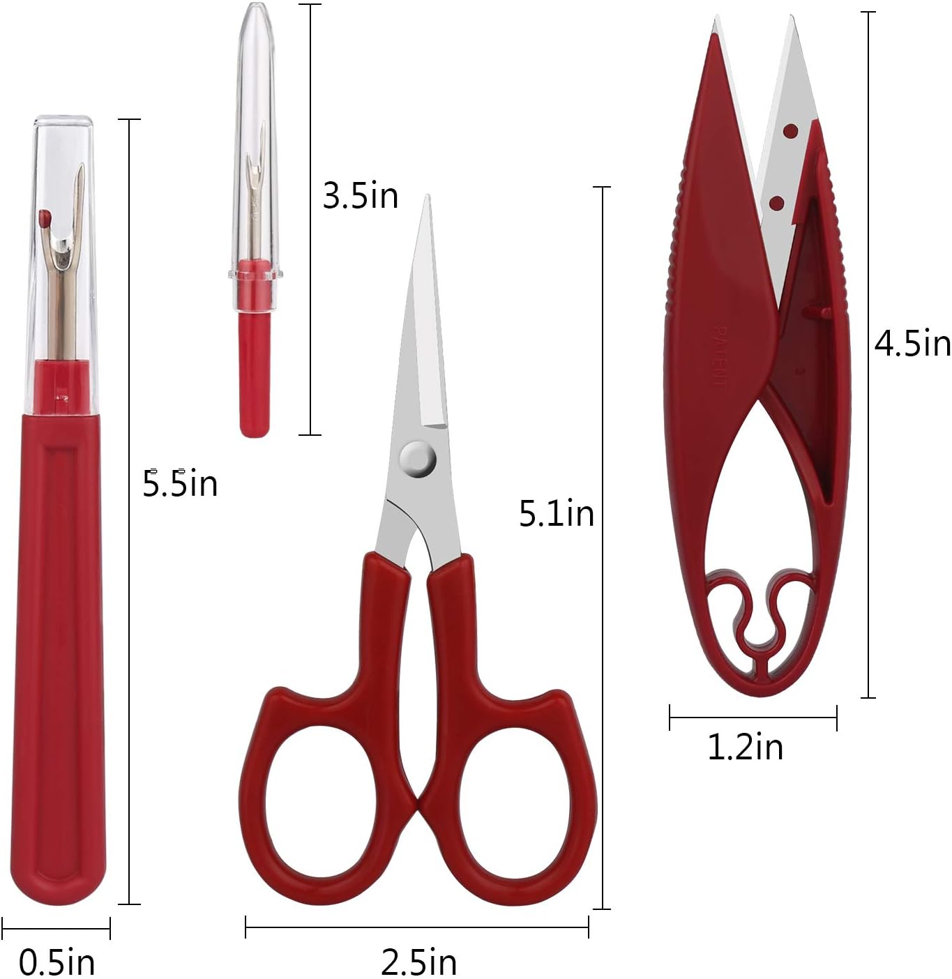 1Set Sewing Seam Ripper Tool H - Trimming Scissor Set reseña y precio