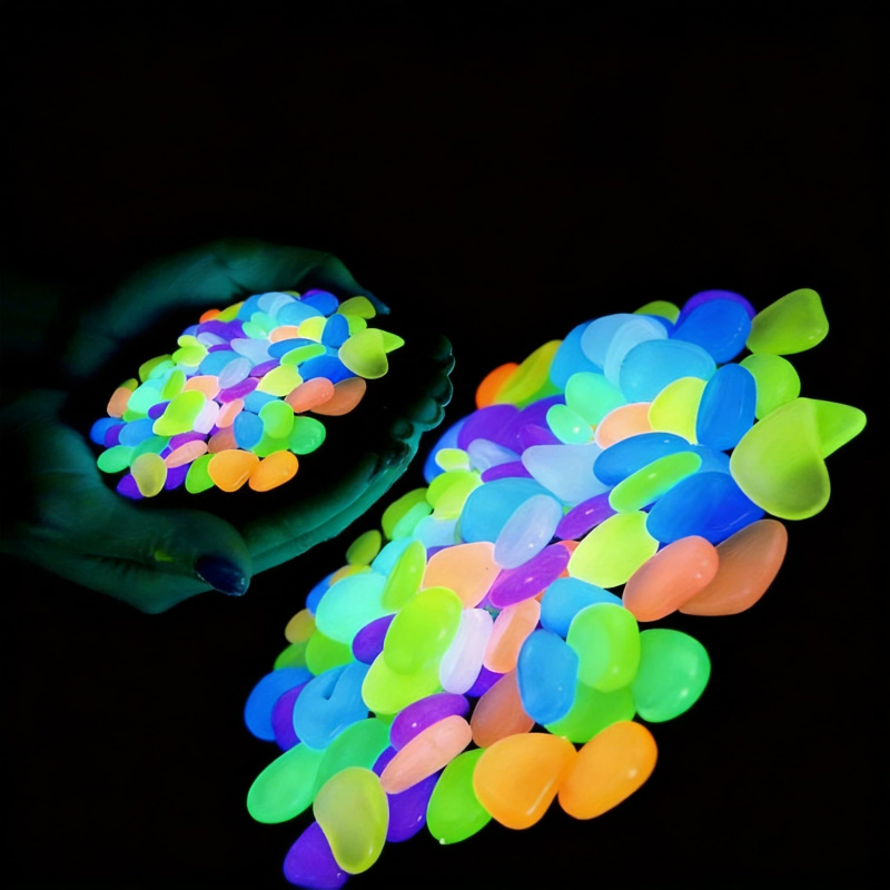 Glowing pebbles100-500pcsLumin - Aquarium Planted Tank reseña y precio