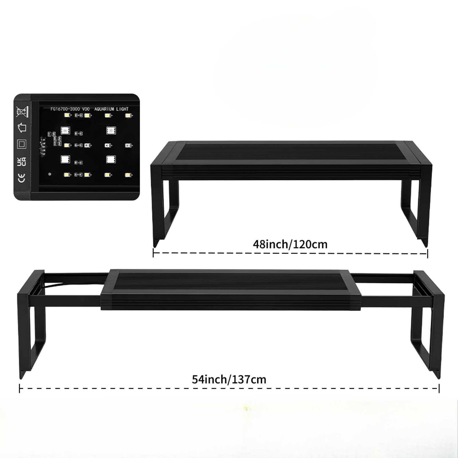 100V-240V Aquarium 24/7 Full S - Planted Aquarium Hanging Light reseña y precio