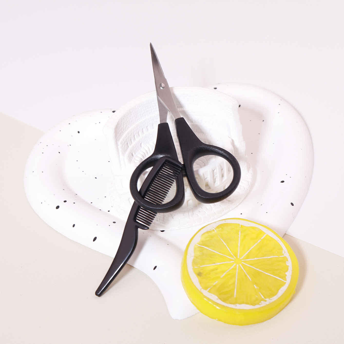 2pcs，1Beard & Mustache Scissor - Trimming Scissor Set reseña y precio