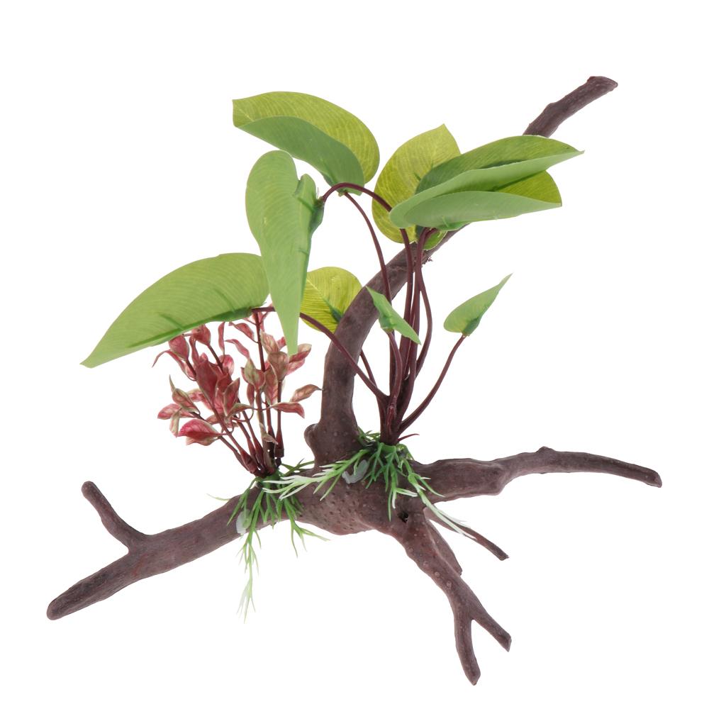 Reptile Terrarium Plant Artifi - Aquarium Plant Vine reseña y precio