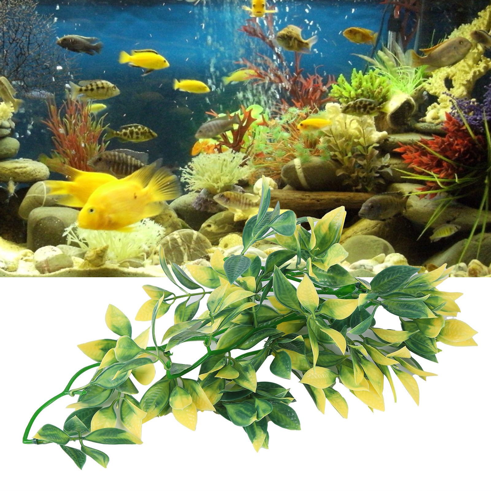 Artificial Plastic Plant High  - Aquarium Plant Vine reseña y precio