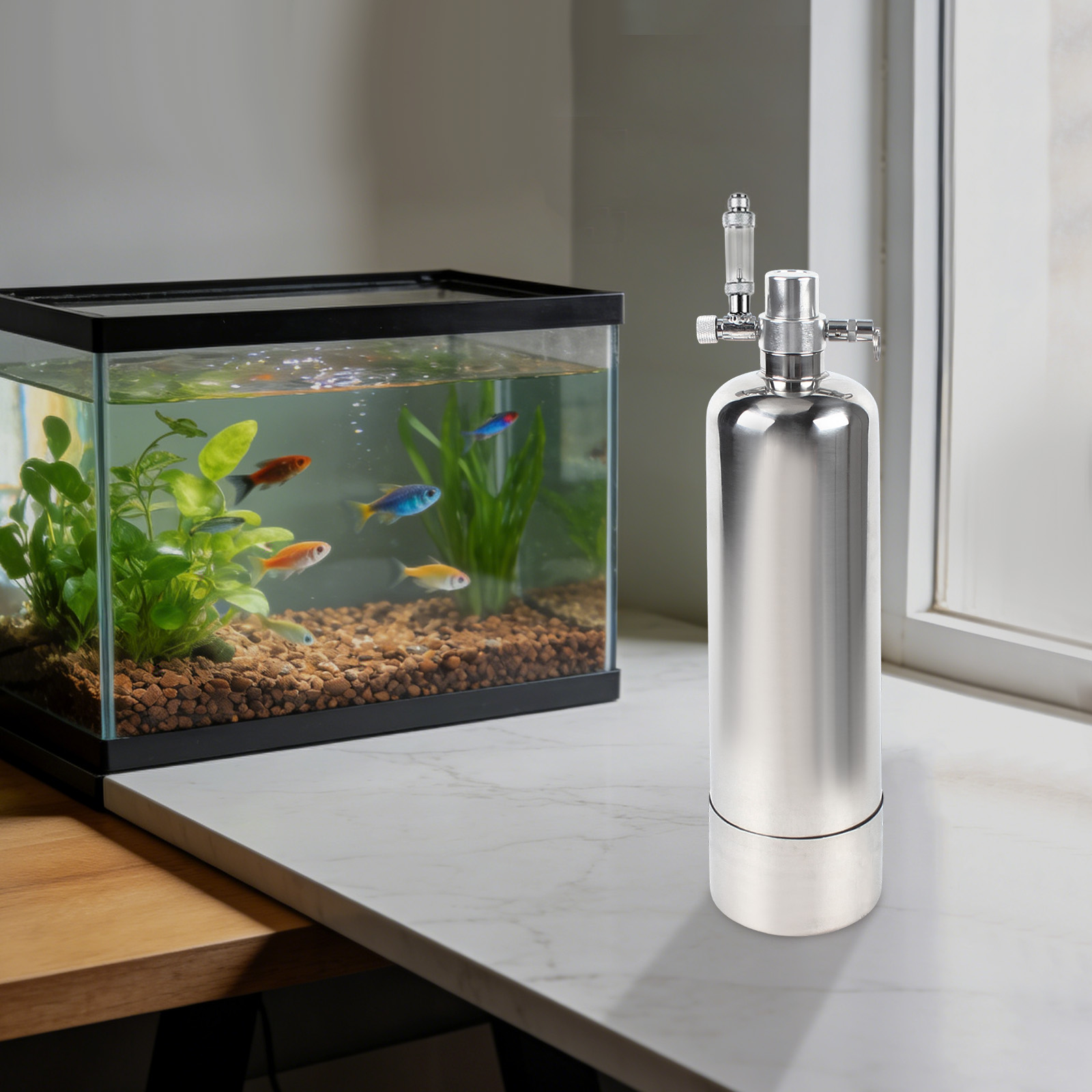 2L/0.53Gal CO2 Generator Mecha - Planted Aquarium Kit reseña y precio