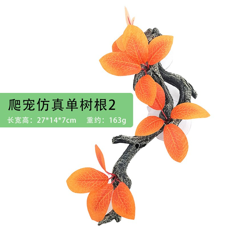 Artificial Reptile Terrarium P - Aquarium Plant Vine reseña y precio