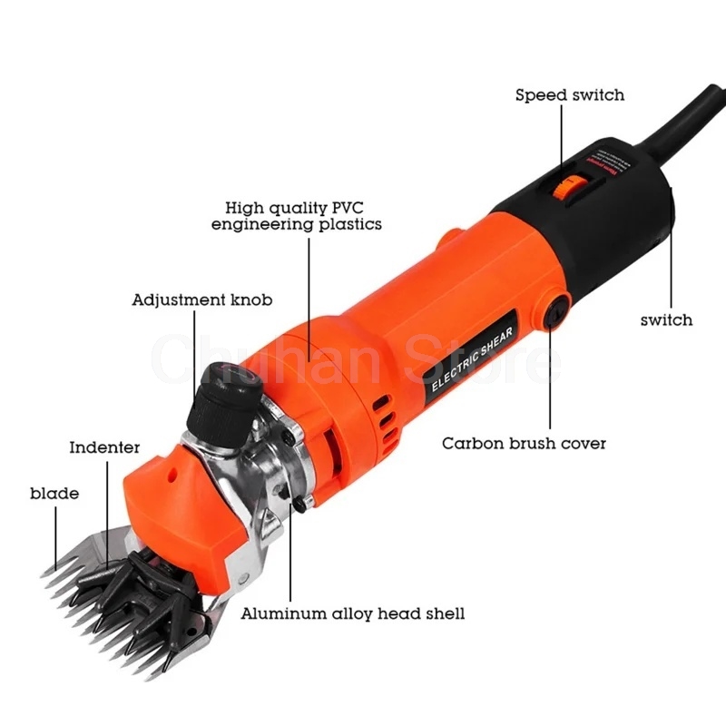 1280W 6 Gears Speed Electric S - Trimming Scissor Set reseña y precio