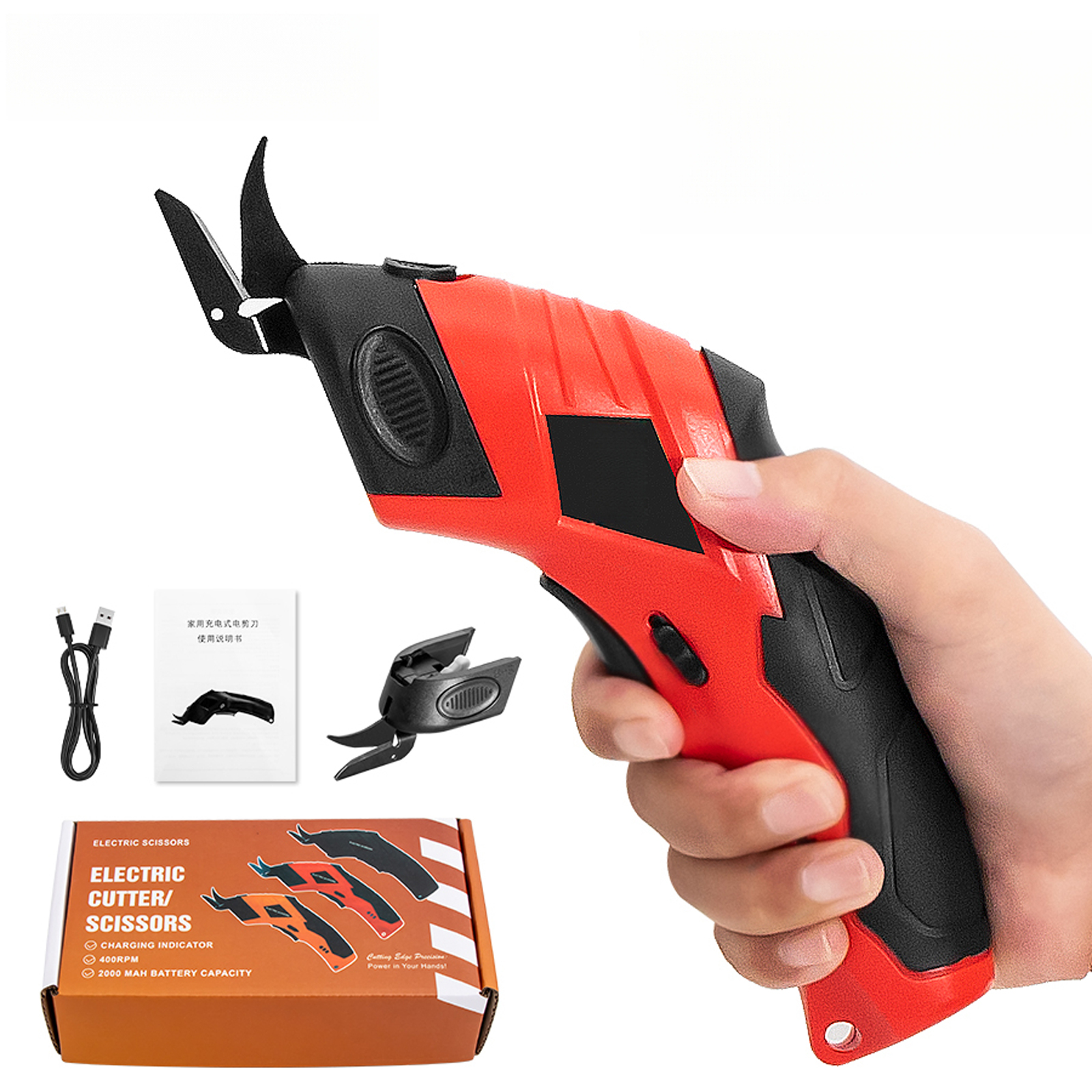 3.6V Handheld Electric Scissor - Trimming Scissor Set reseña y precio
