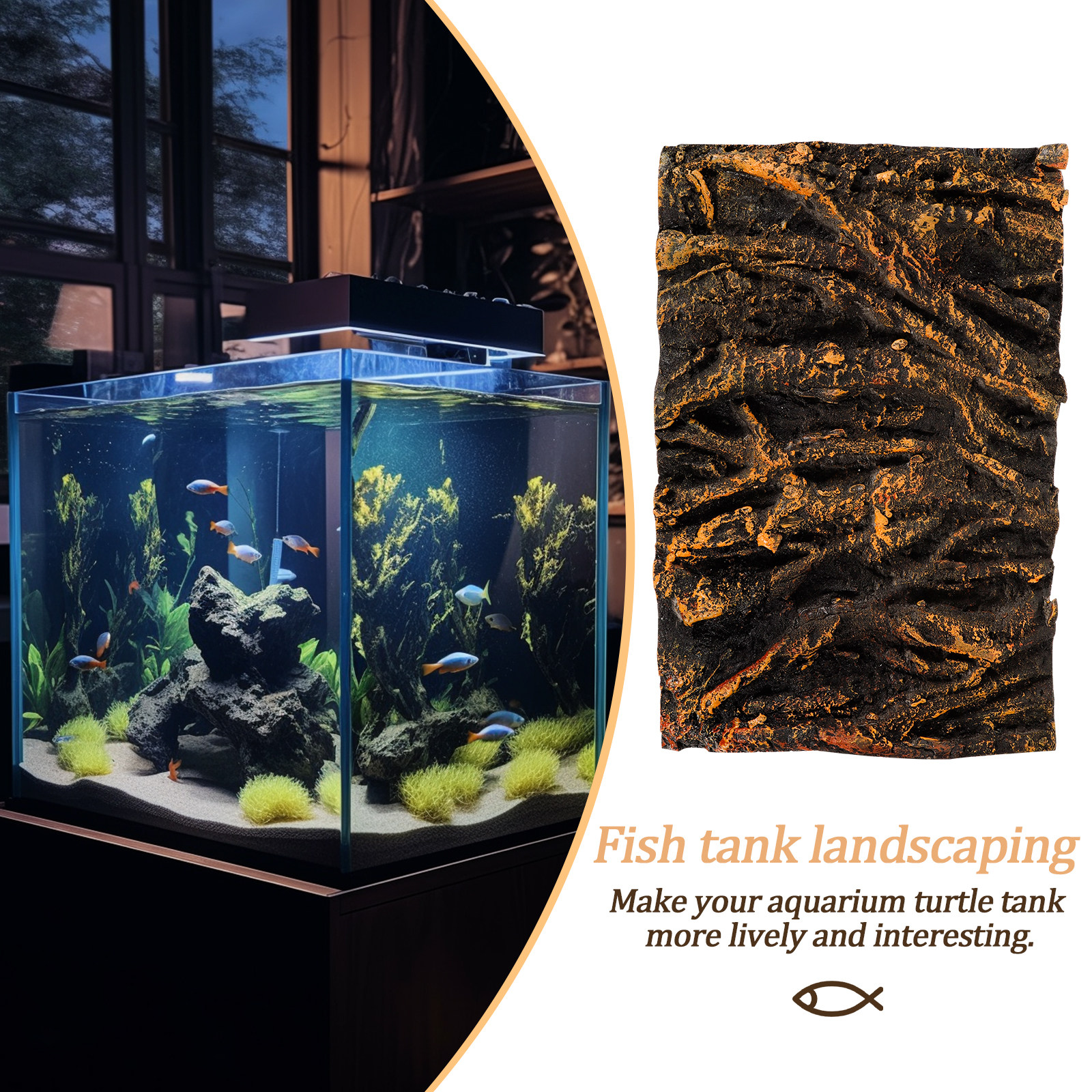 3D Tree Root PU Aquarium Backg - Planted Aquarium Media reseña y precio