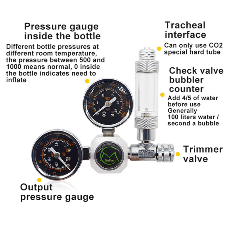 Aquarium CO2 Regulator Magneti - Planted Aquarium Kit reseña y precio