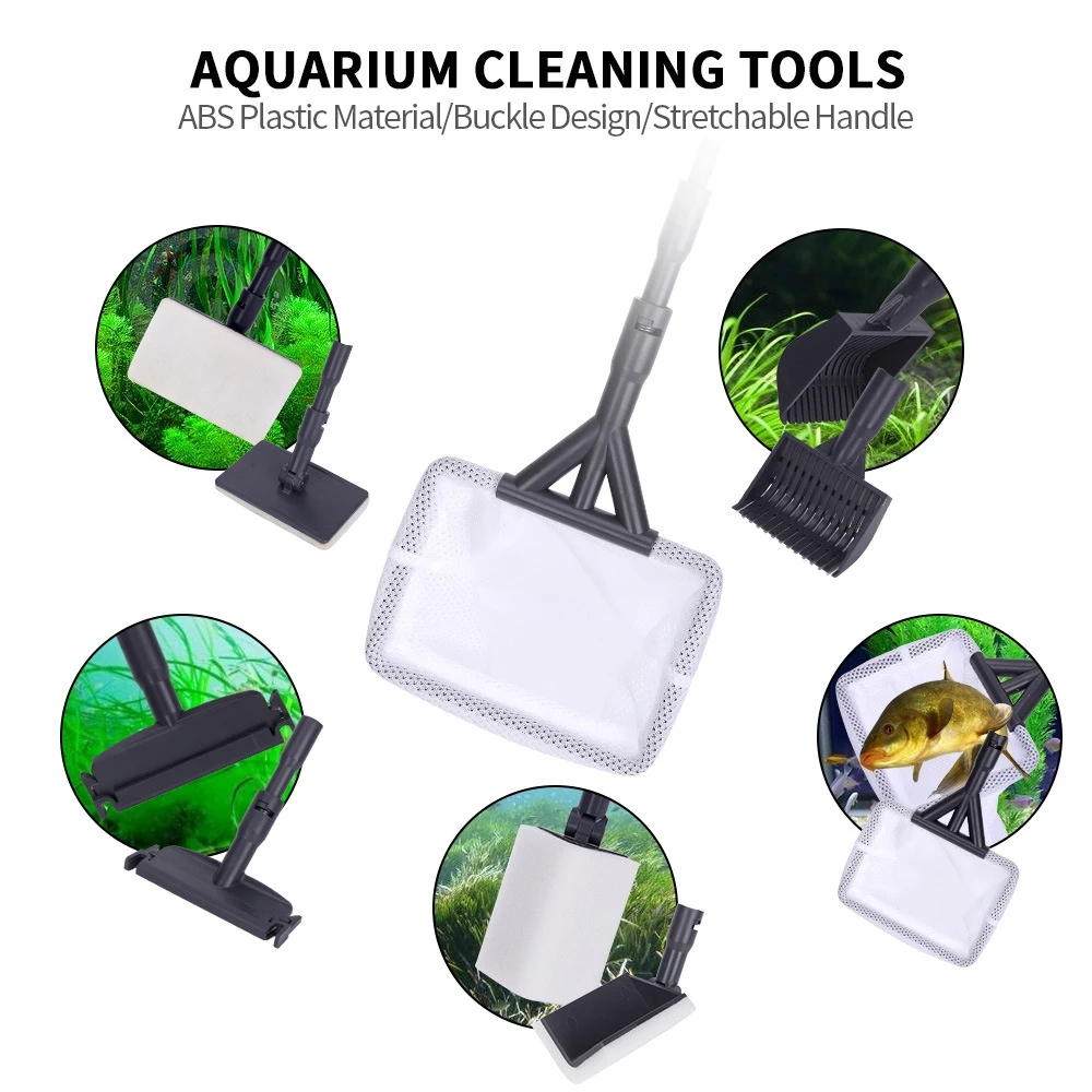6 in 1 Aquarium Cleaning Tools - Planted Aquarium Cleaning Kit reseña y precio