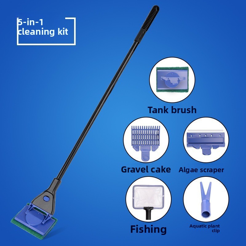 Fish Tank Algae Remover Tool S - Planted Aquarium Cleaning Kit reseña y precio