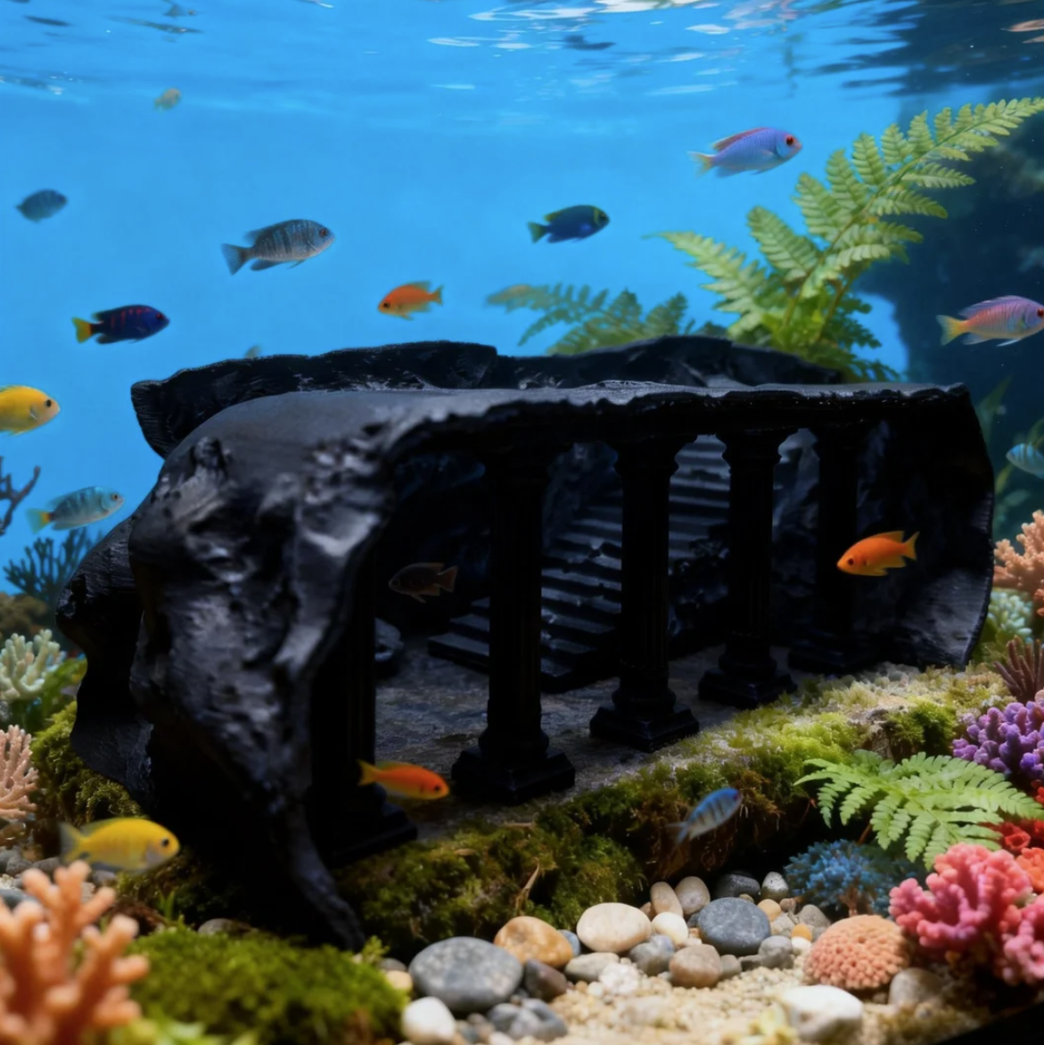 3D Castle Aquarium Decoration, - Aquarium Sand White reseña y precio