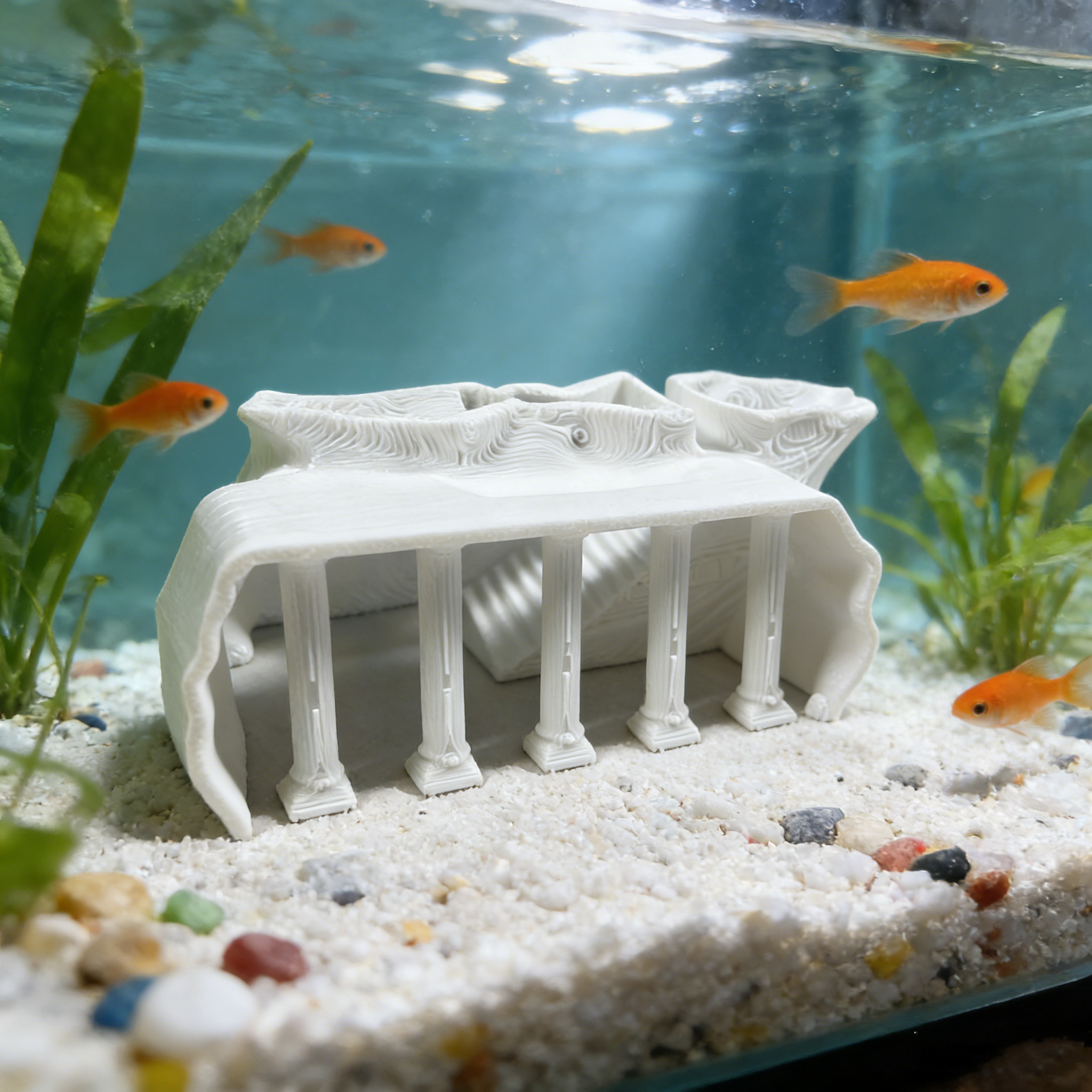 3D Castle Aquarium Decoration, - Aquarium Sand White reseña y precio