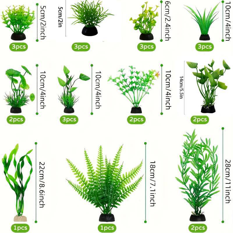 Aquarium Decor Set Artificial  - Planted Aquarium Kit reseña y precio