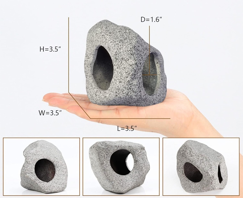 Fish Tank Cave Stone Landscapi - Aquarium Sand White reseña y precio