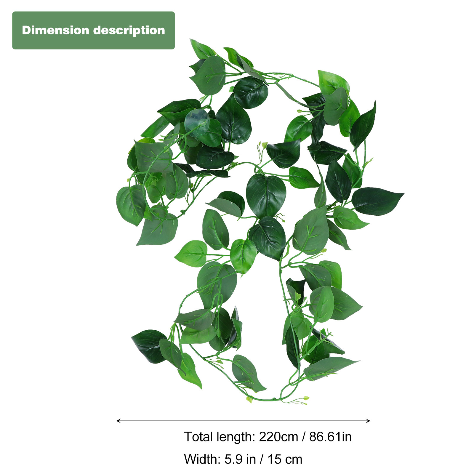 Artificial Simulation Vine Lea - Aquarium Plant Vine reseña y precio