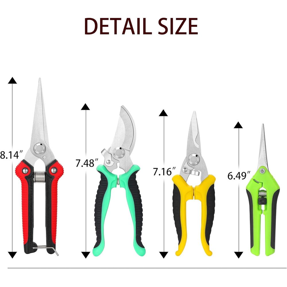 5-Piece Garden Pruning Set wit - Trimming Scissor Set reseña y precio