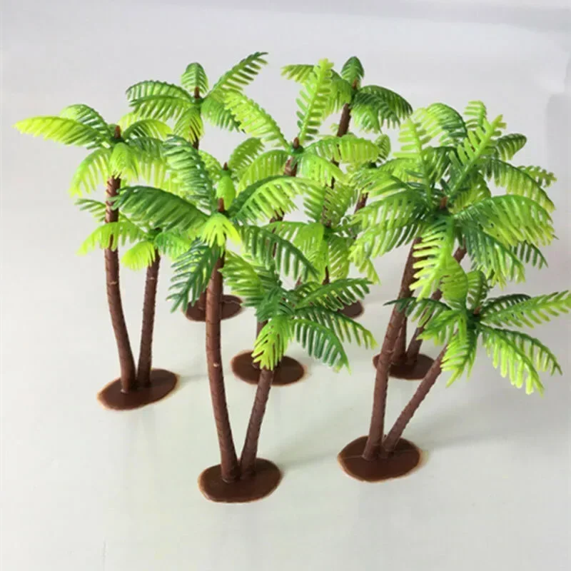 5Pcs Mini Plastic Coconut Palm - Planted Aquarium Media reseña y precio