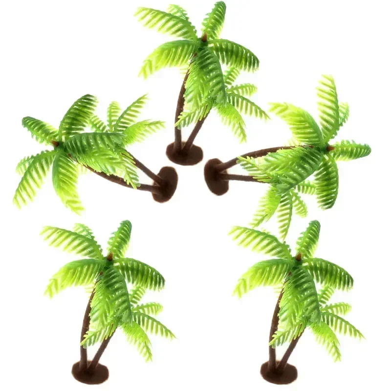 5Pcs Mini Plastic Coconut Palm - Planted Aquarium Media reseña y precio