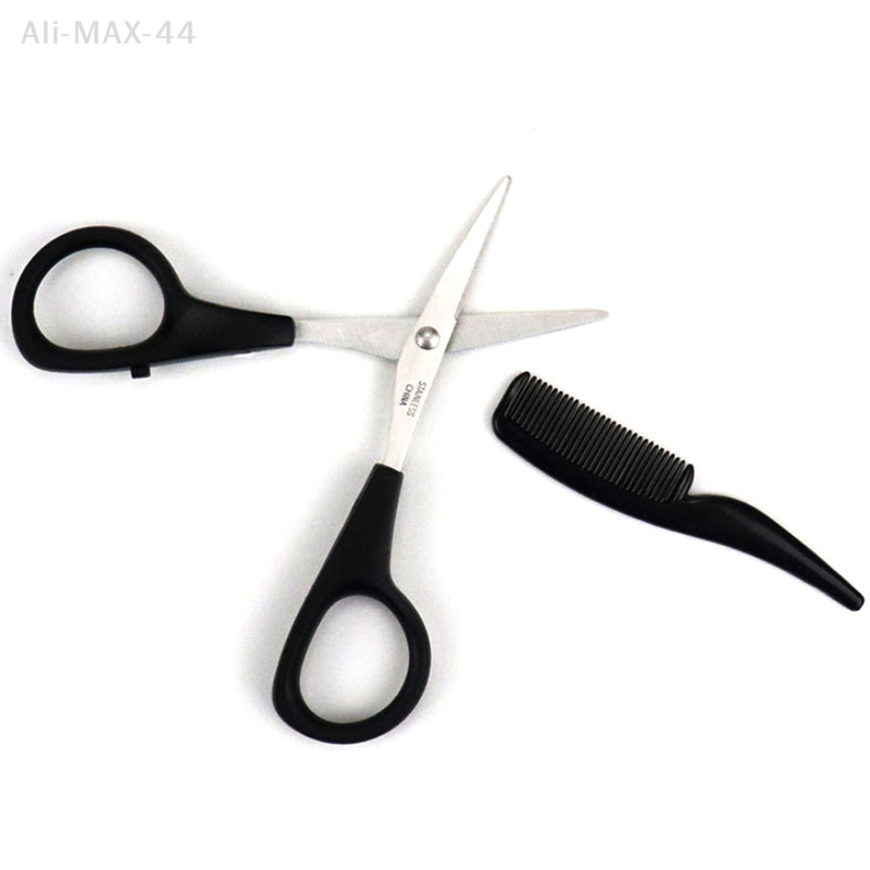 Mens Beard Mustache Comb Nose  - Trimming Scissor Set reseña y precio