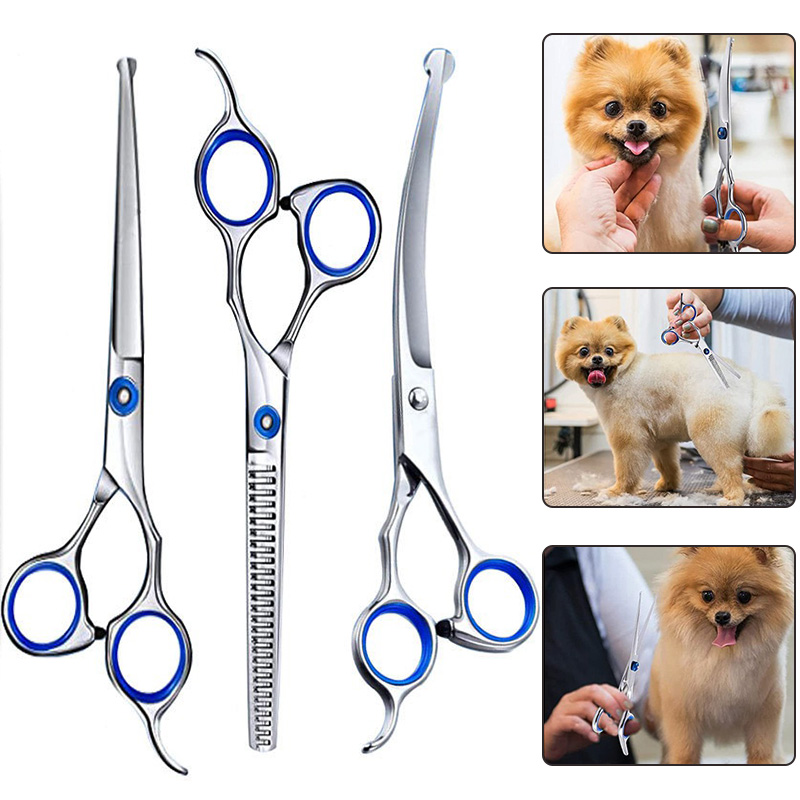 Pet Grooming Scissors Round He - Trimming Scissor Set reseña y precio